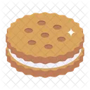 Cream Cookie  Icon