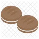 Cream Cookies  Icon