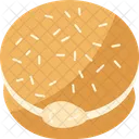 Cream Filled Donut  Icon