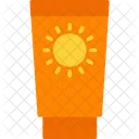 Cream Lotion Sun Block Icon