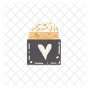 Cream Food Dessert Icon