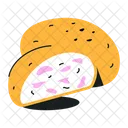 빵집 음식 크림빵 슈크림 아이콘