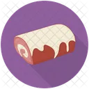 Cream Roll Swiss Roll Cake Slice Icon