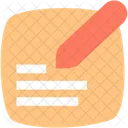 Plus Edit Write Icon