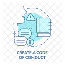 Create code of conduct  Icon