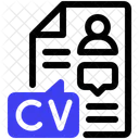 Create Cv  Icon