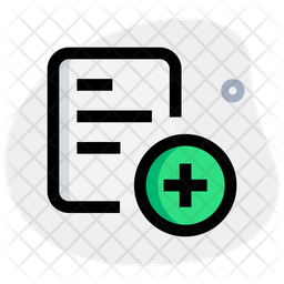Create File Icon - Download in Colored Outline Style