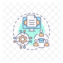 Create process Icon - Download in Rounded Style