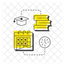 Create study schedule  Icon