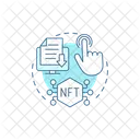 Nft Upload Digital Icon