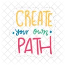 Create your own path  Icon