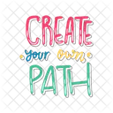 Create your own path  Icon