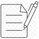 Création de contenu-  Icône