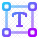 Création de texte  Icône