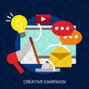 Creative Campaign Seo Icon