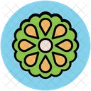 Creative Flower Shape Icon