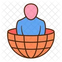 Creative Network World Icon