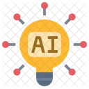 Creative Ai Idea Thinking Innovation Network Icon