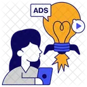Creative Ad Creative Advertisement Innovative Ad Icon
