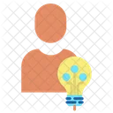 Ihuman Bulb Creative Artificial Intelligence Creative Artificial Idea Icon