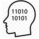 Creative Binary Code  Icon
