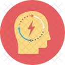 Creative Brain Creative Thinking Intelligent Management Icon