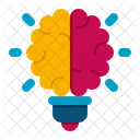 Creative Brain Brainstorming Creative Thinking Icon