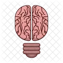 Creative Brain Creative Thinking Brainstorming Icon