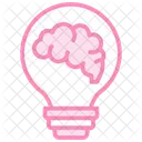 Creative Brain Duotone Line Icon Icon