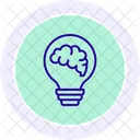 Creative Brain Line Icon Icon