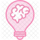 Creative Brain Duotone Line Icon Icon
