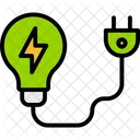 Creative bulb plug  Icon