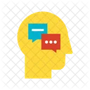 Creative Chat Creative Communication Mind Communication Icon
