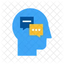 Creative Chat Creative Communication Mind Communication Icon