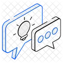 Chat Idea Creative Chat Messaging Icon