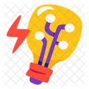 Creative Circuit Creative Bulb Icon