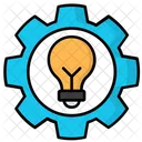 Creative Cycle Bulb Idea Icon