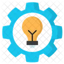 Creative Cycle Bulb Idea Icon