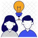 Creative Employee Creative Worker Business Idea Icon