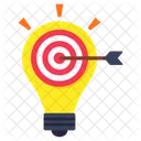 Creative Goal Creative Aim Creative Target Icon