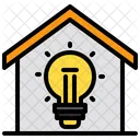 Creative House Home Idea Bright Idea Icon