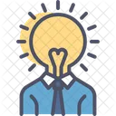 Creative Head Idea Icon