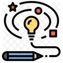 Creative Idea Art Icon