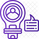 Creative Employee Idea Icon