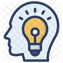 Creative Idea Bright Idea Solution Icon
