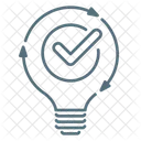 Creative Idea Solution Light Bulb Icon