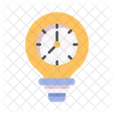 Creative idea clock  Icon