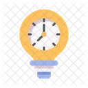 Creative idea clock  Icon
