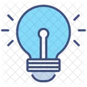 Creative idea lightbulb  Icon