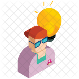 Creative lady Icon